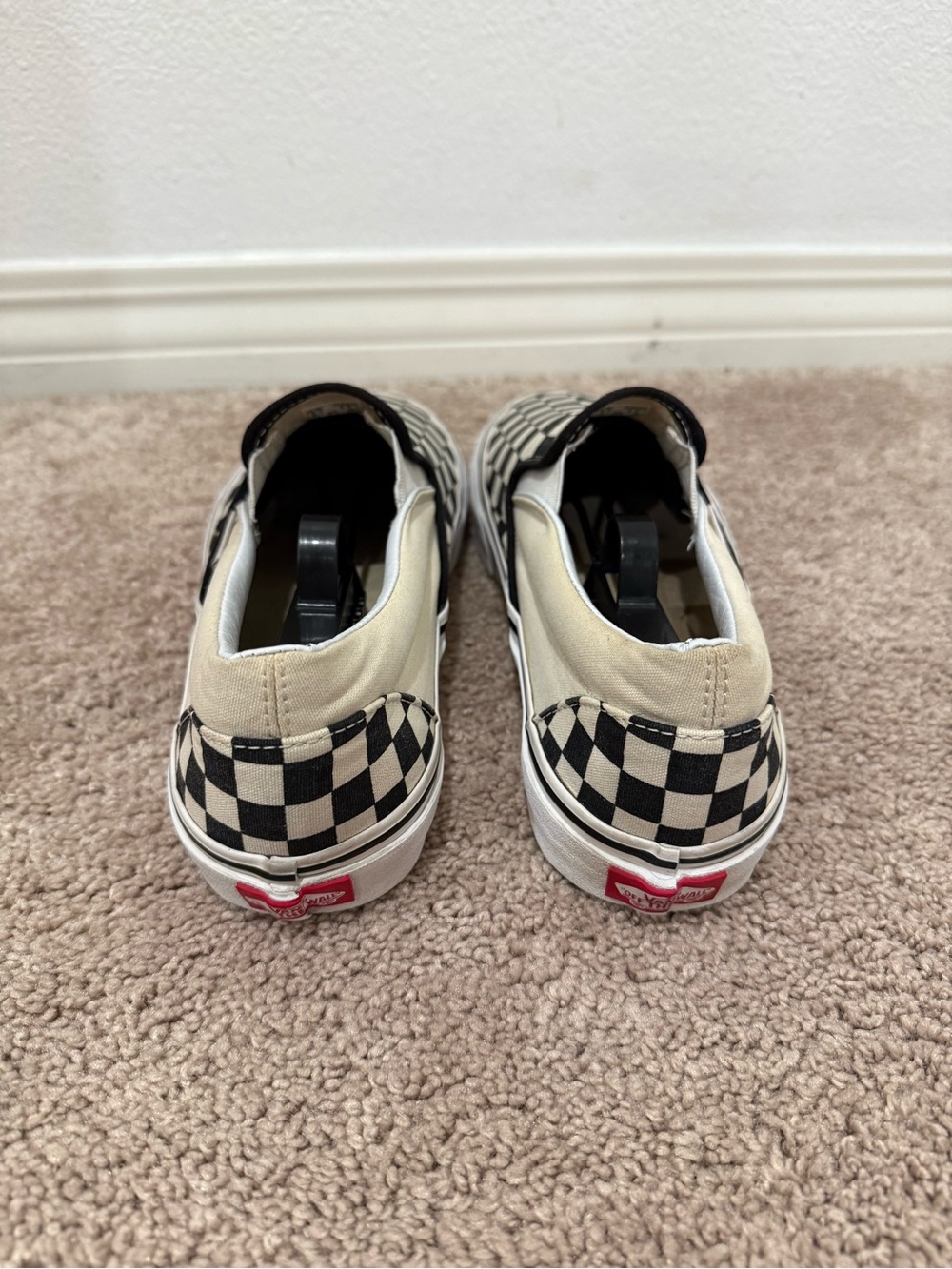Vans Shoes Slip-On Checkerboard Black and White - Picture 4 of 10